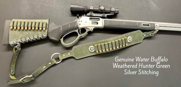 *Made to Order* Guide Gun Rifle Sling for Marlin 1895 Lever Action 45-70, 45 Colt, 44 Mag, 357 Mag, Henry Big Boy X, and S&W 1854 in Genuine Water Buffalo
