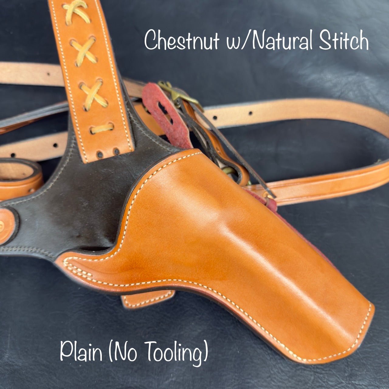 *Made to Order* "Huckleberry" Shoulder Rig - Busted B Leather