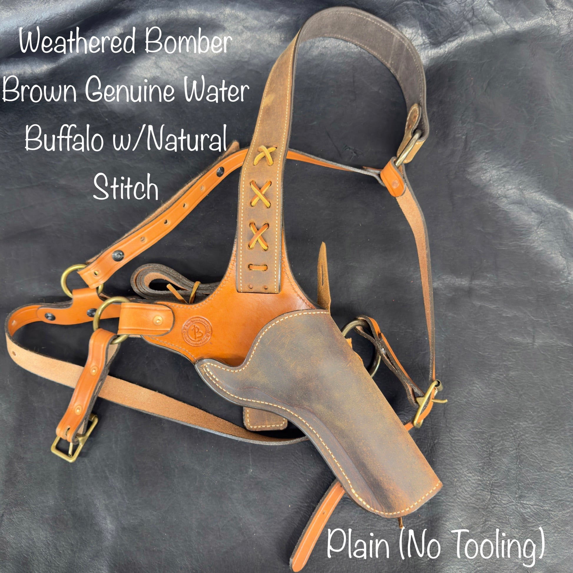 *Made to Order* "Huckleberry" Shoulder Rig - Busted B Leather