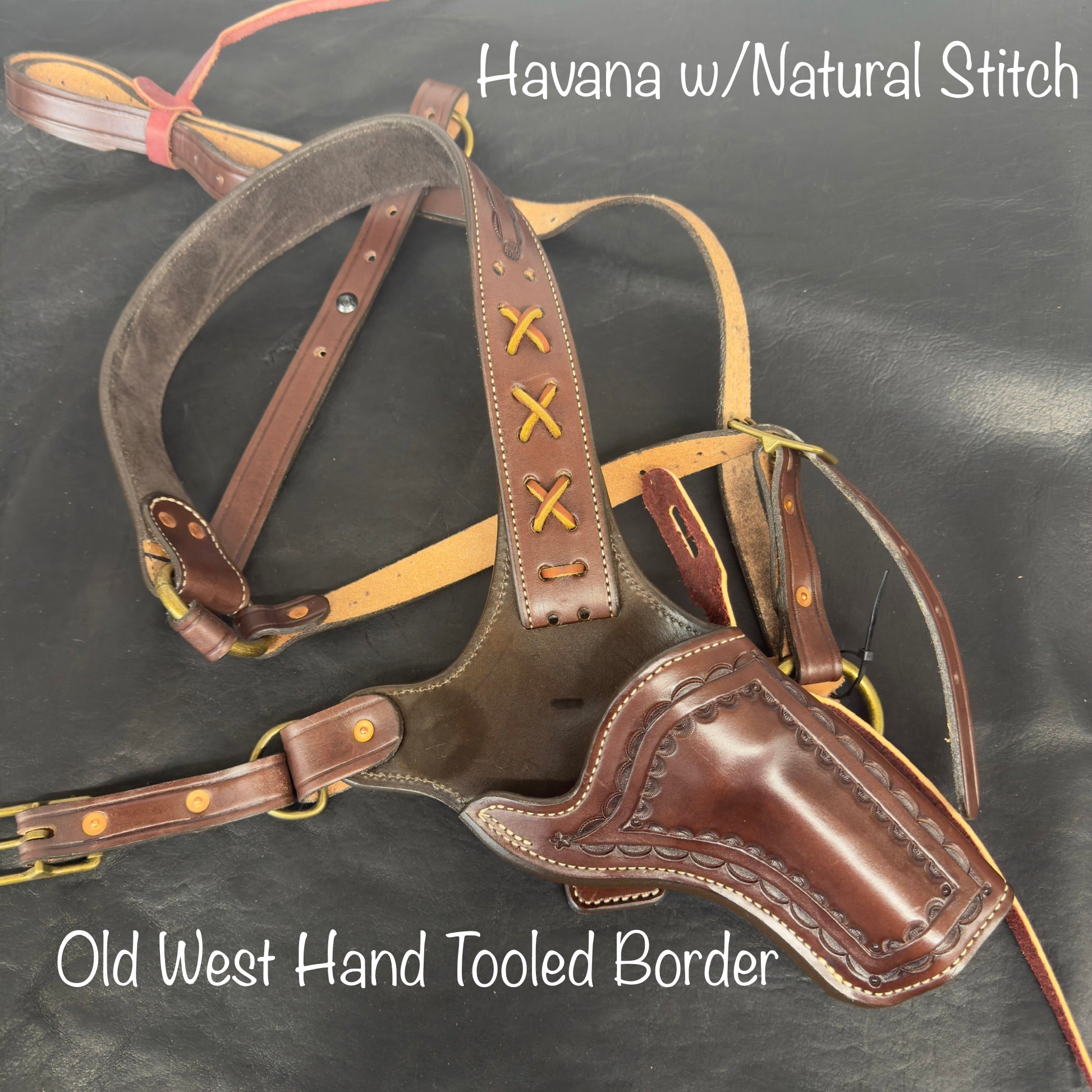 *Made to Order* "Huckleberry" Shoulder Rig - Busted B Leather