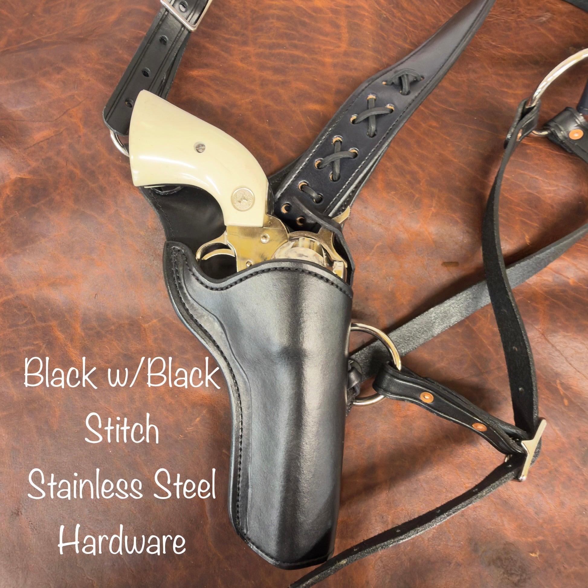 *Made to Order* "Huckleberry" Shoulder Rig - Busted B Leather