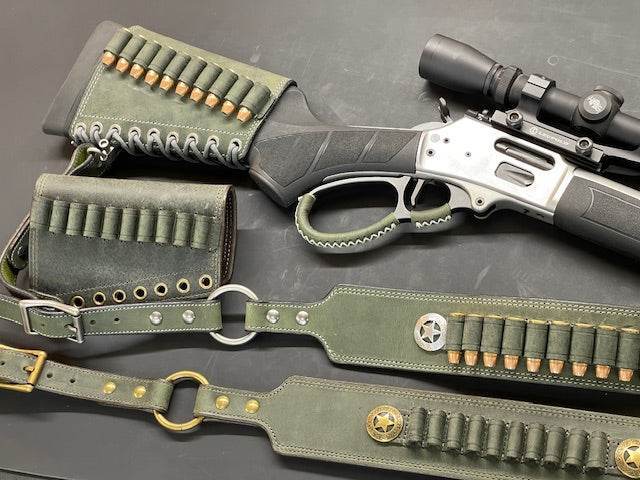 *Made to Order* Guide Gun Rifle Sling for Marlin 1895 Lever Action 45-70, 45 Colt, 44 Mag, 357 Mag, Henry Big Boy X, and S&W 1854 in Genuine Water Buffalo