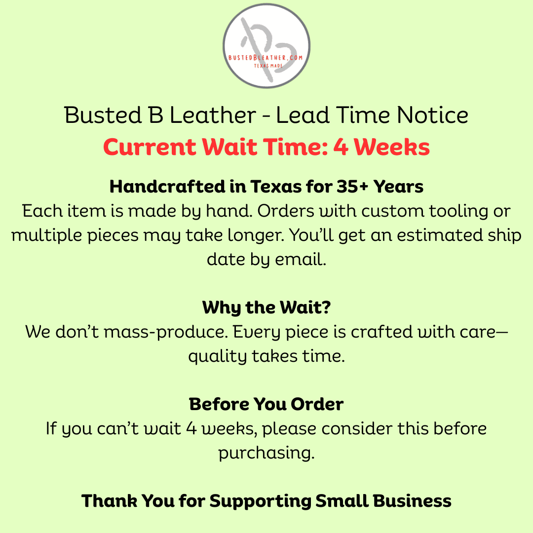 *Made to Order* Leather Key Fob