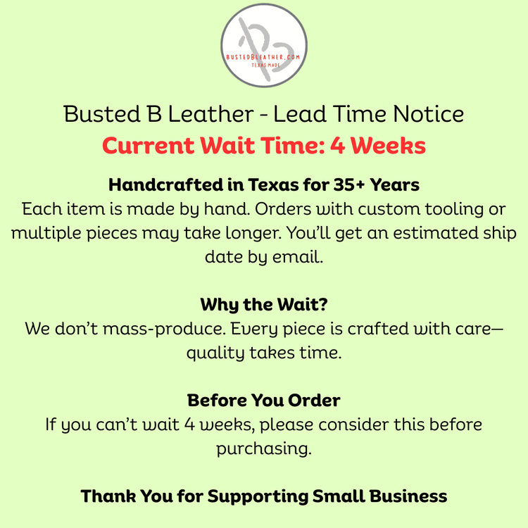 *Made to Order* Leather Key Fob