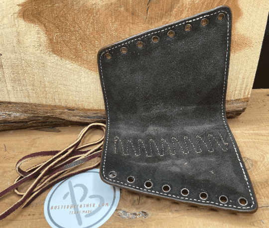 *Made to Order* Leather Tooled Butt-Cover w/Ammo Loops Lever-Action Rifles Winchester, Marlin, Henry, Rossi-Busted B Leather