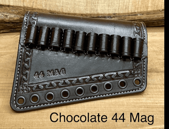 Ammunition Holder - *Made To Order* Leather Tooled Butt-Cover W/Ammo Loops Lever-Action Rifles Winchester, Marlin, Henry, Rossi