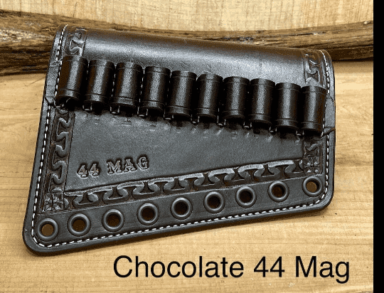 *Made to Order* Tooled Leather Butt-Cover w/Ammo Loops Lever-Action Rifles Winchester, Marlin, Henry, Rossi