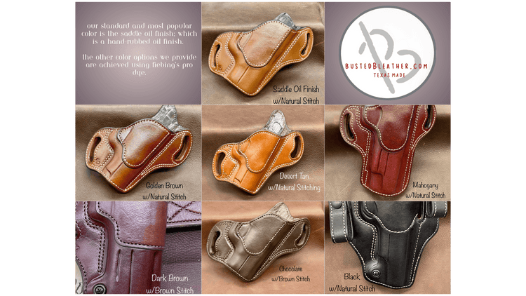 *Made to Order* LH/RH Belt Slide Holster Made for Your Gun
