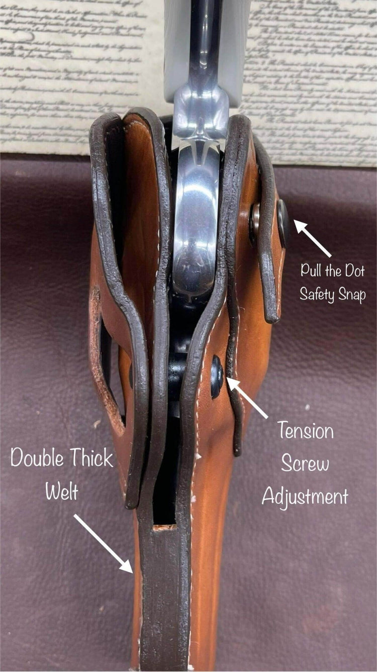 *Made to Order* LH/RH Bounty Hunter Dual Carry Position for Single or Double Action Revolvers