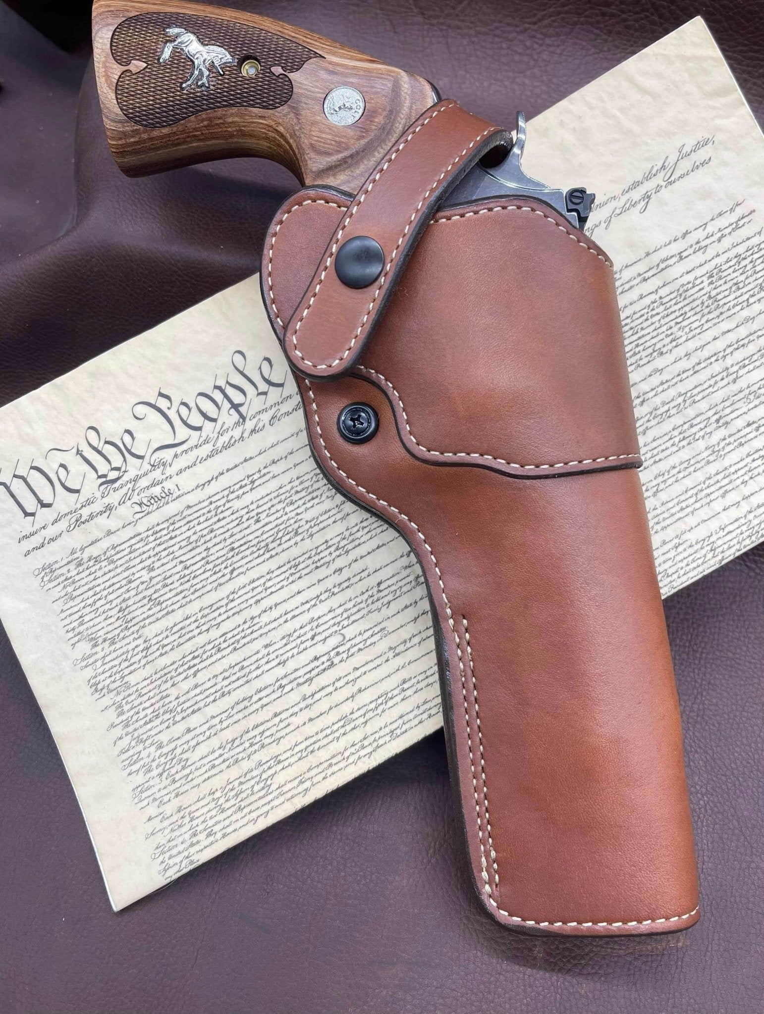 *Made to Order* LH/RH Bounty Hunter Dual Carry Position for Single or Double Action Revolvers