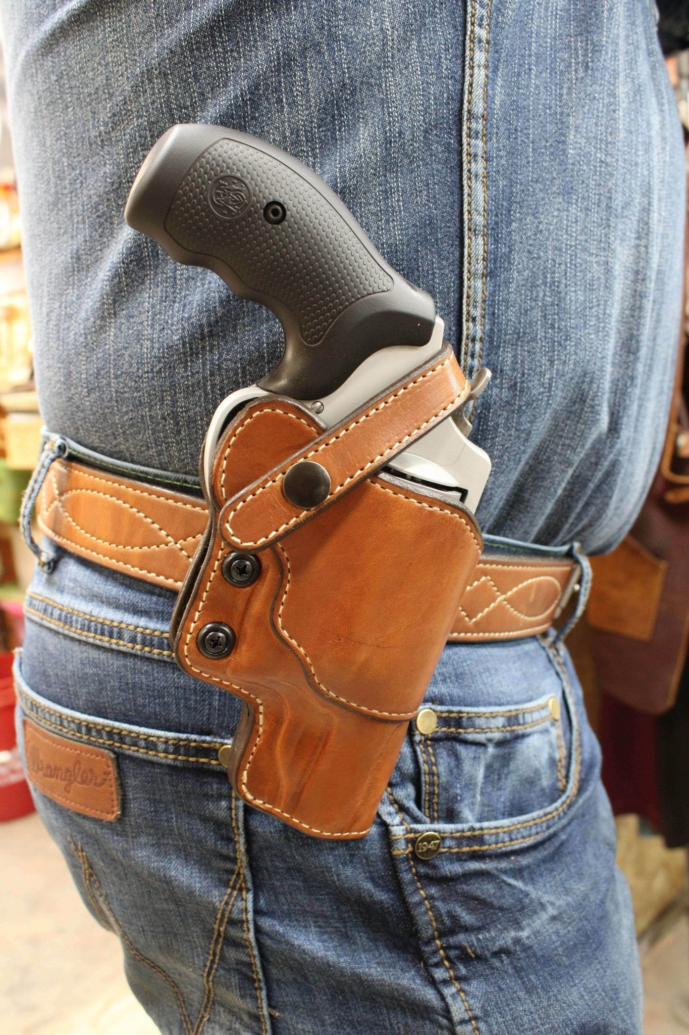 Bounty Hunter Dual Carry Position Holster - Busted B Leather