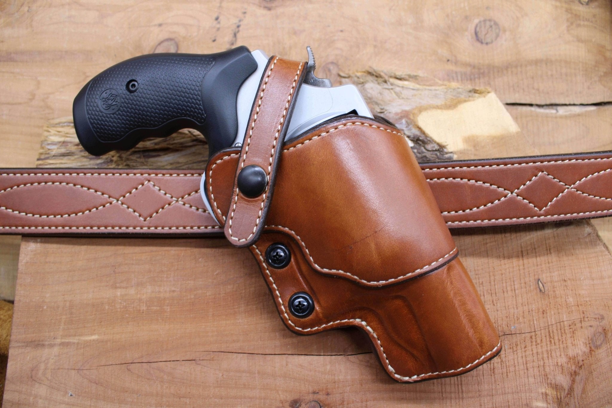 *Made to Order* LH/RH Bounty Hunter Dual Carry Position for Single or Double Action Revolvers