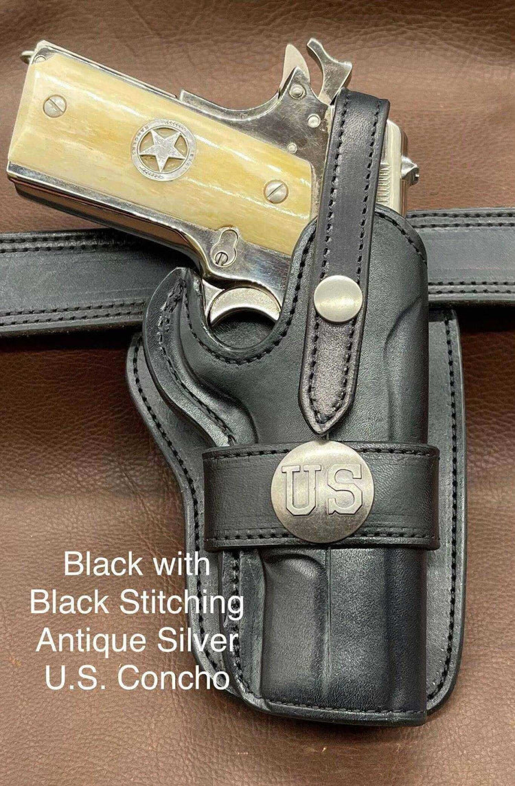 *Made to Order* LH/RH High Noon Western Holster 1911 w/US Concho