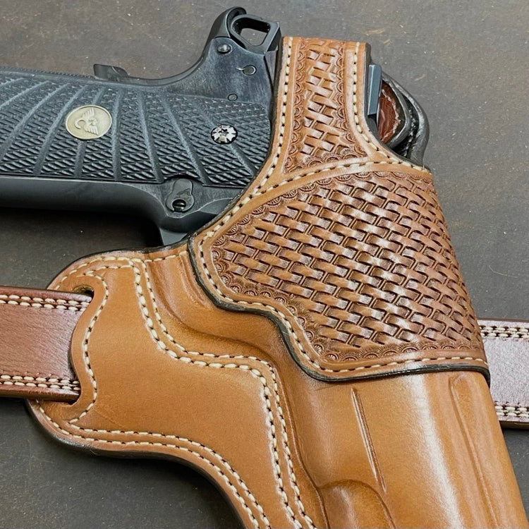 *Made to Order* LH/RH Outlaw Cross Draw Made for Your Gun - Busted B Leather