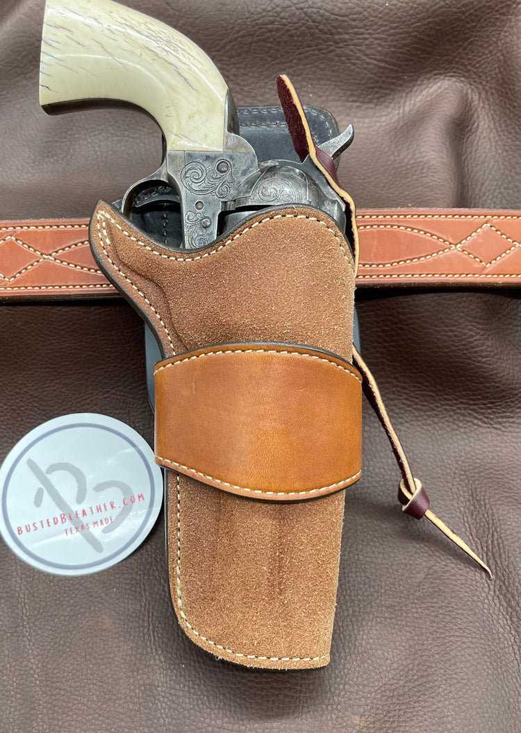 *Made to Order* LH/RH Paddle Rancher Cowboy Holster for Single Action Revolvers “The Duke”Smooth or Rough-Out Leather