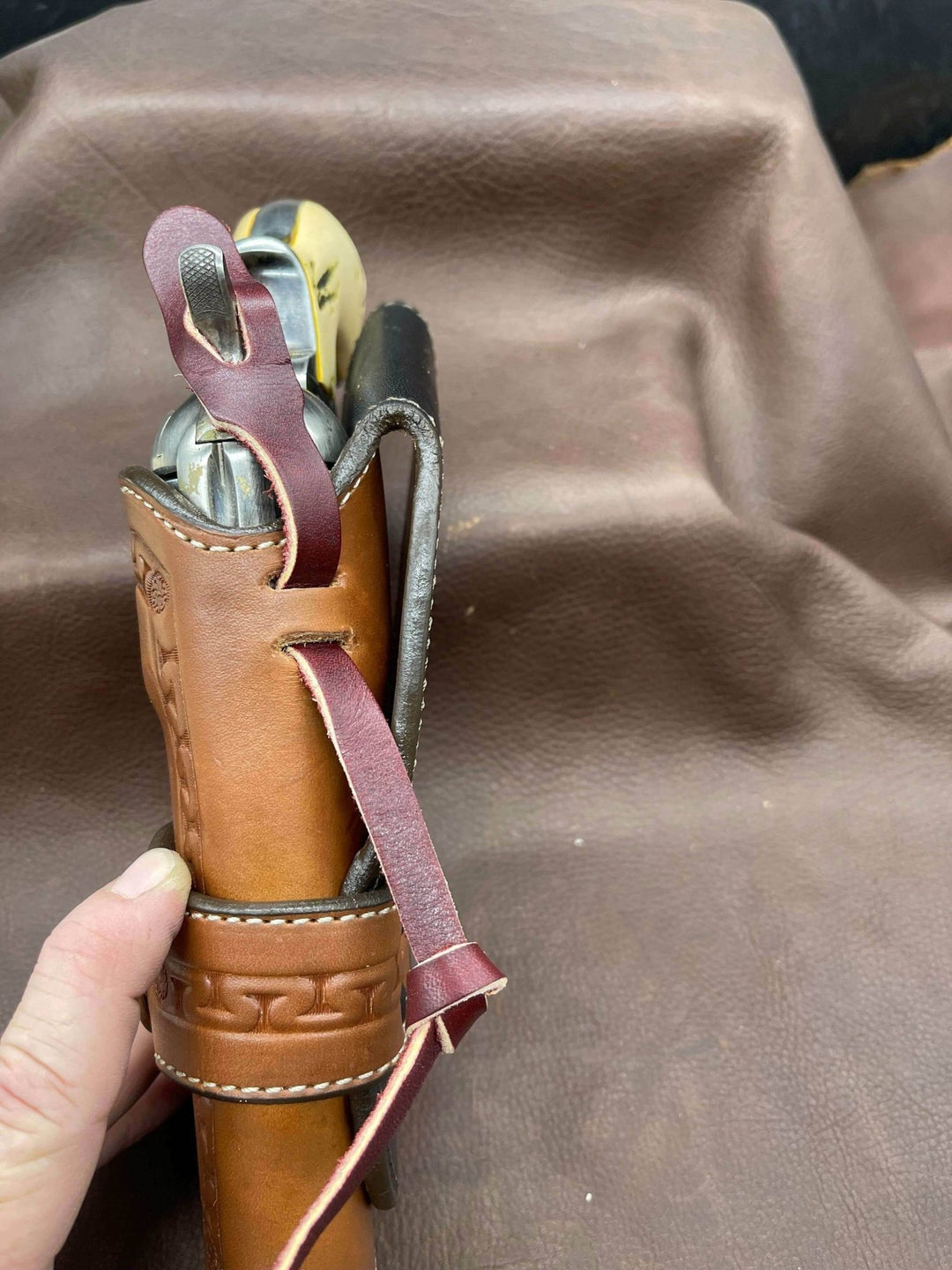 *Made to Order* LH/RH Rancher Cowboy Holster Single or Double Action Revolvers w/Concho