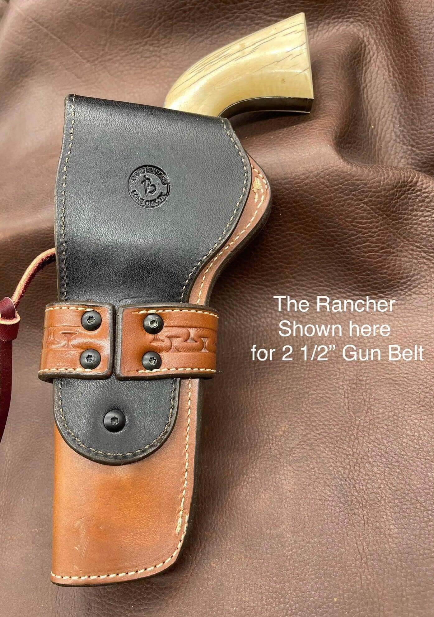 *Made to Order* LH/RH Rancher Cowboy Holster Single or Double Action Revolvers w/Concho