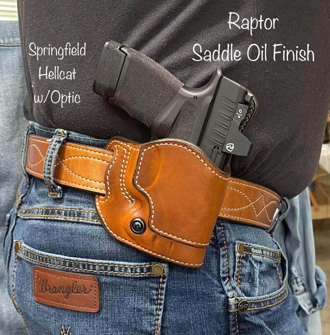 *Made to Order* LH/RH Raptor Holster for Red Dot Optics Made for Your Gun
