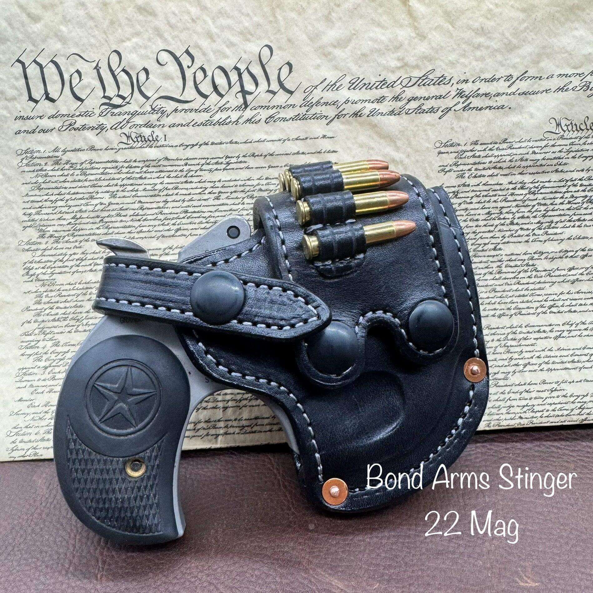 *Made to Order* LH/RH Sidewinder Bandalero Holster for Bond Arms-Busted B Leather