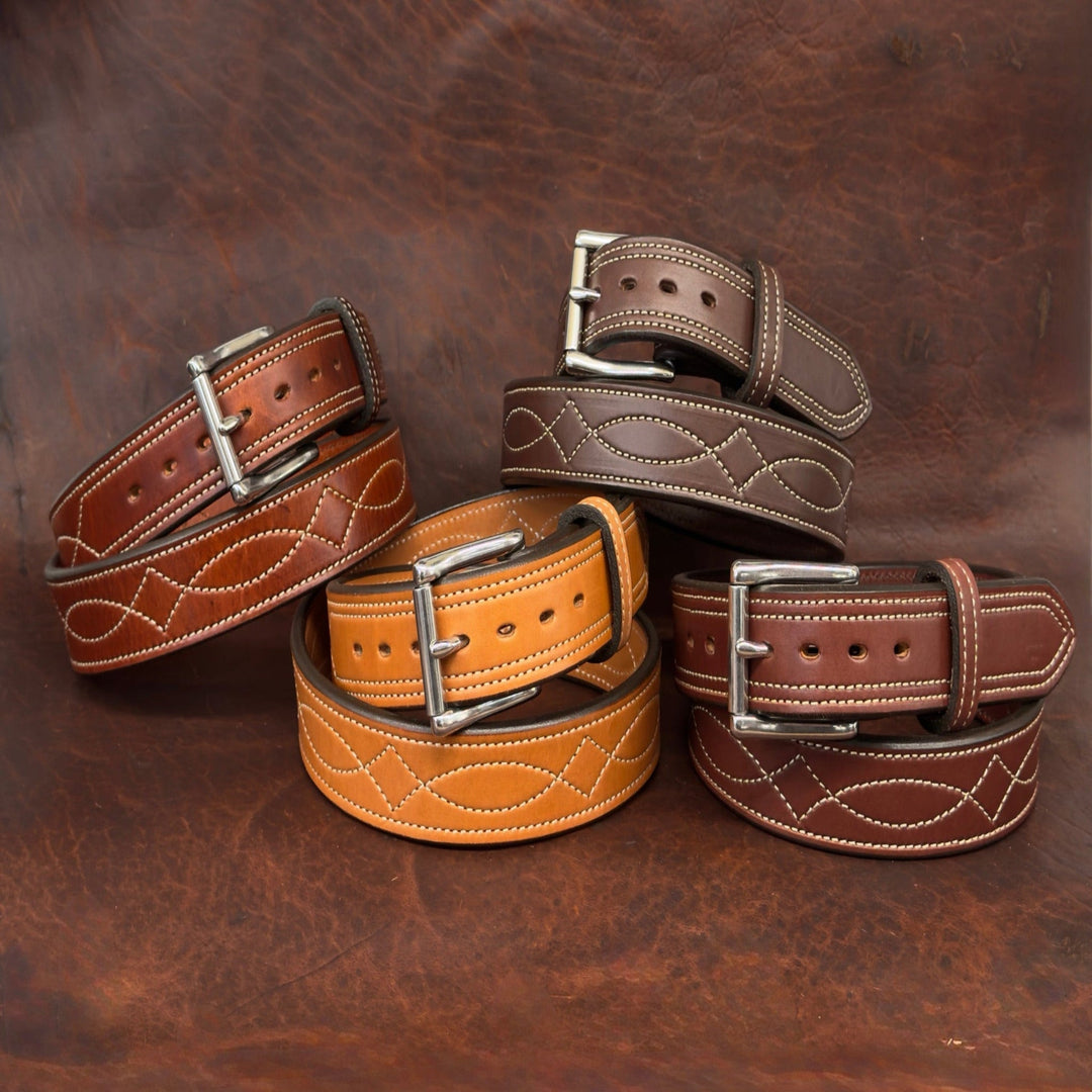 *Made to Order* Premium Leather Carry Belt Multiple Widths
