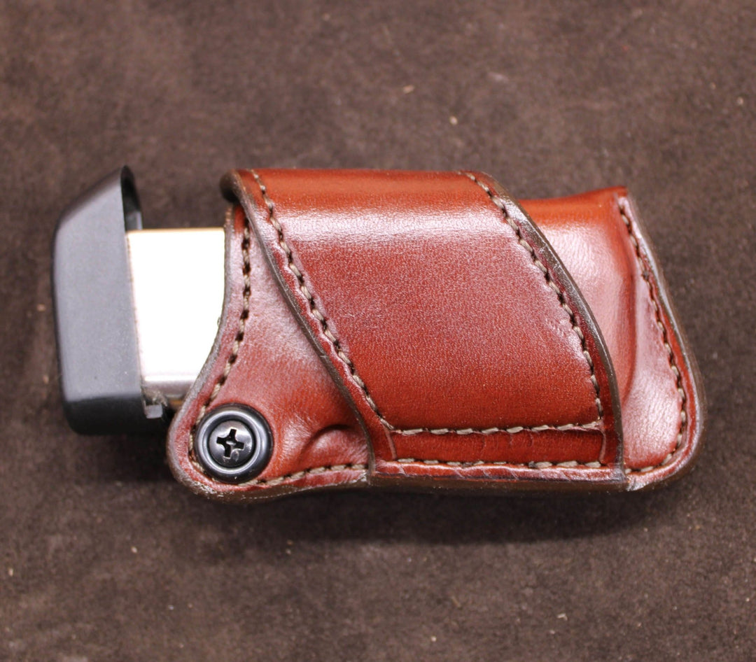 *Made to Order* Premium Leather Sideways Single Mag Pouch