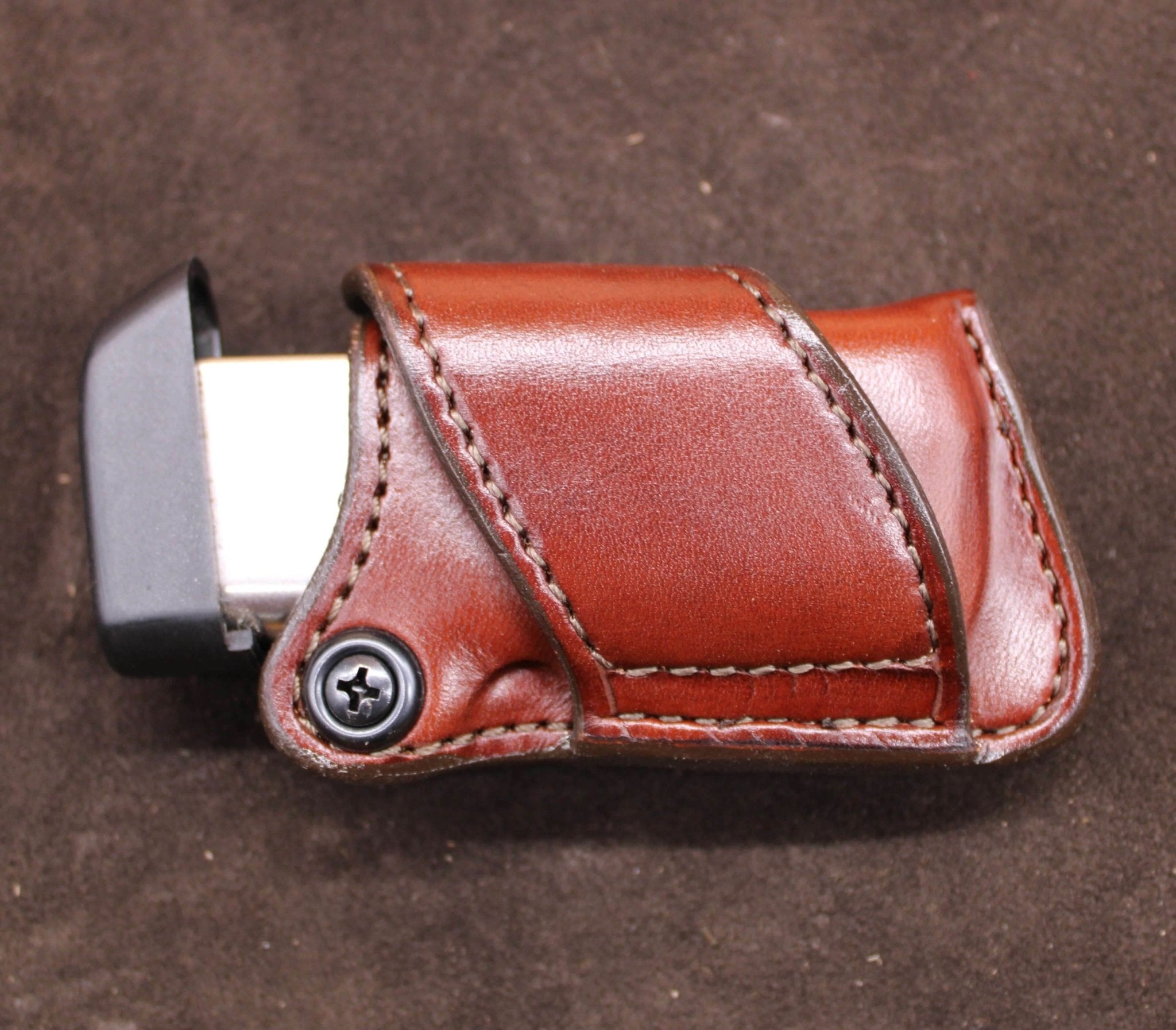 *Made to Order* Premium Leather Sideways Single Mag Pouch