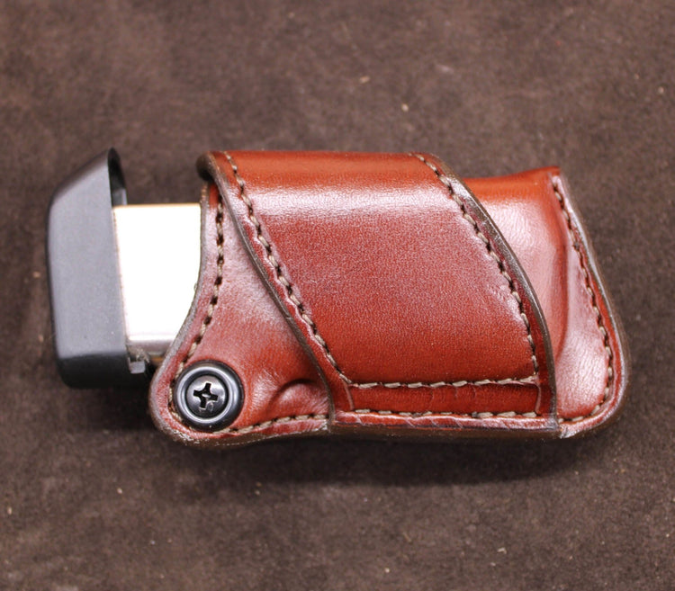 *Made to Order* Premium Leather Sideways Single Mag Pouch