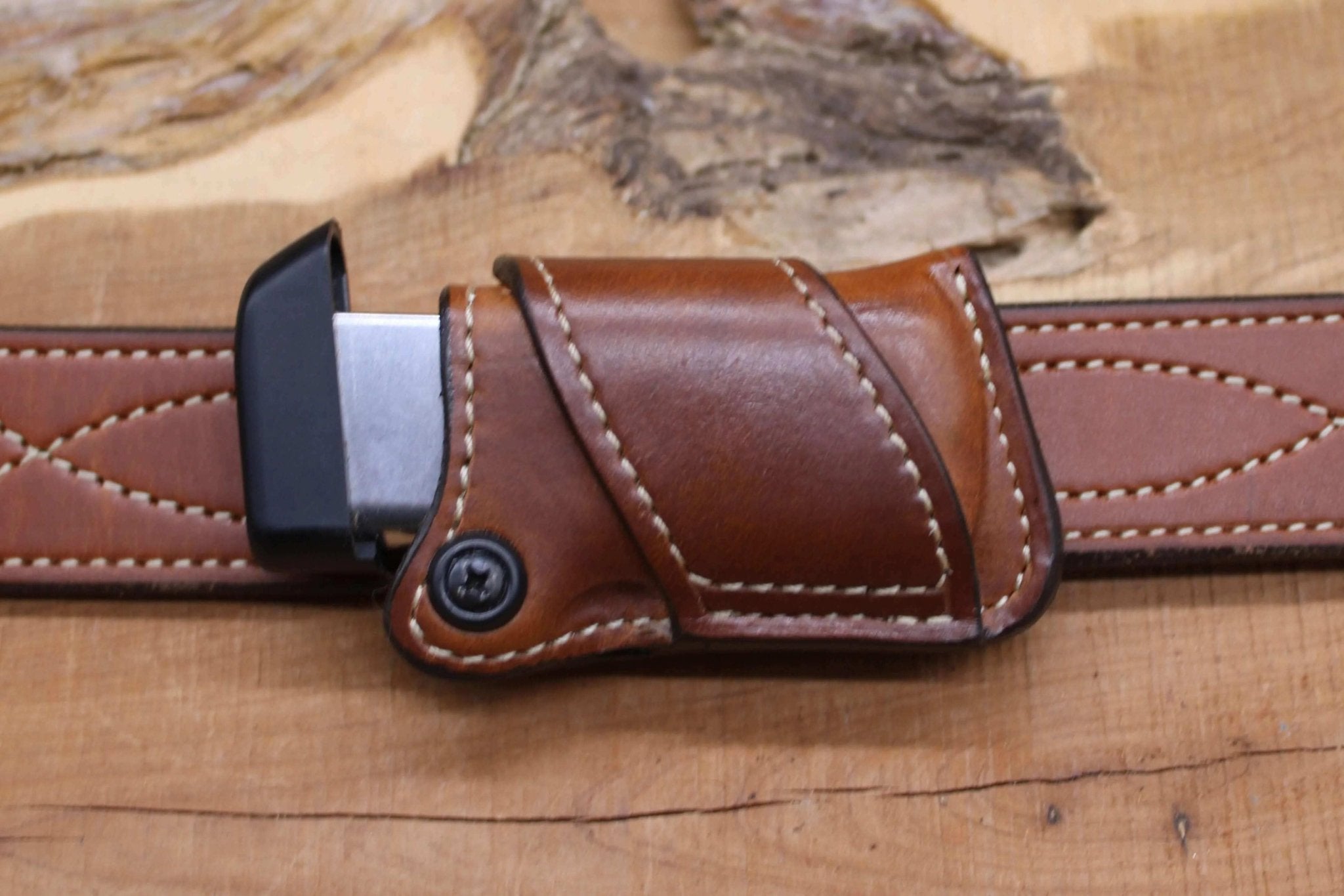 *Made to Order* Premium Leather Sideways Single Mag Pouch