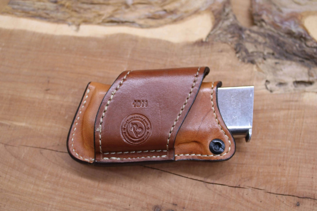*Made to Order* Premium Leather Sideways Single Mag Pouch