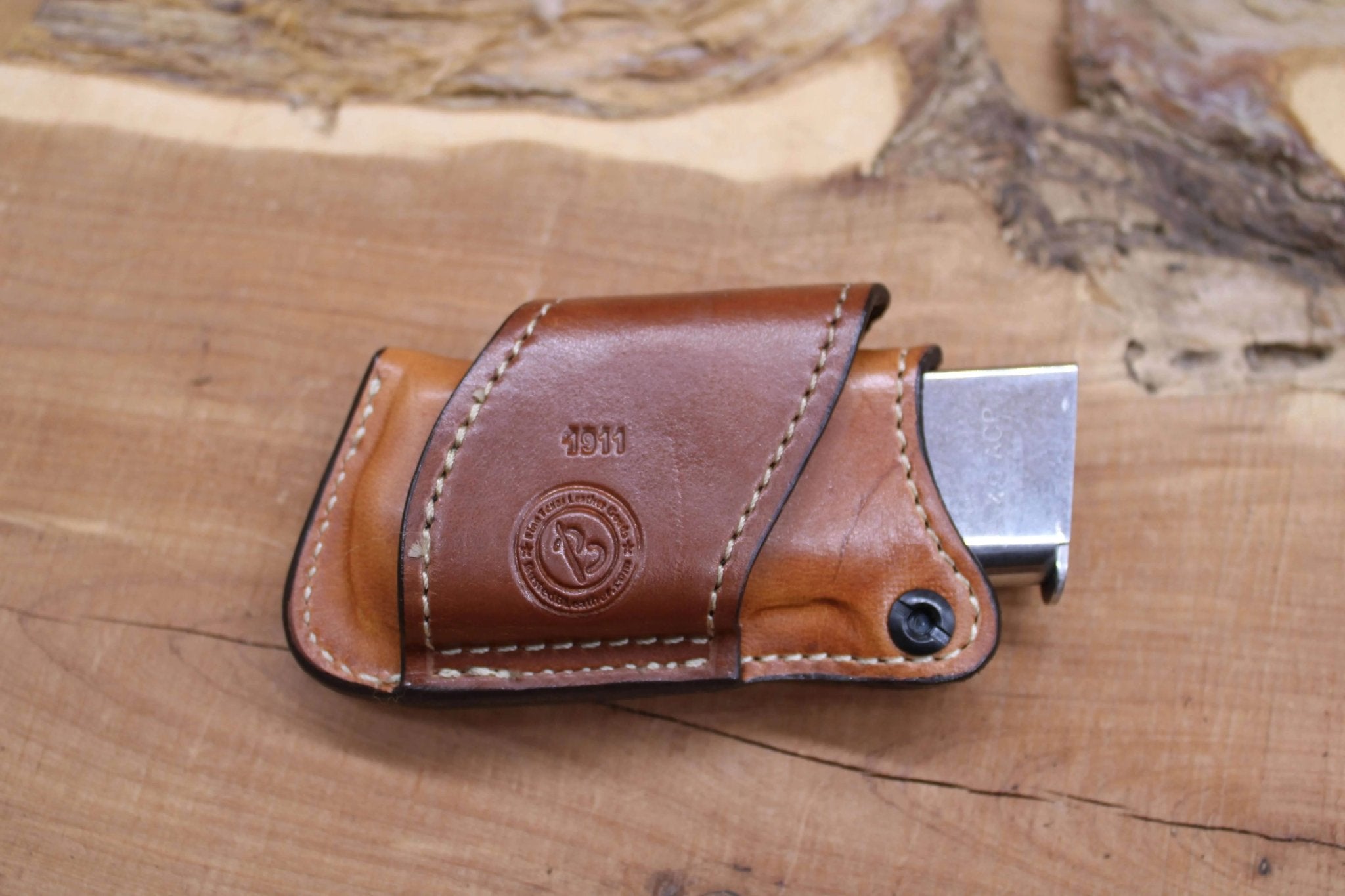*Made to Order* Premium Leather Sideways Single Mag Pouch