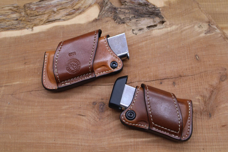 *Made to Order* Premium Leather Sideways Single Mag Pouch