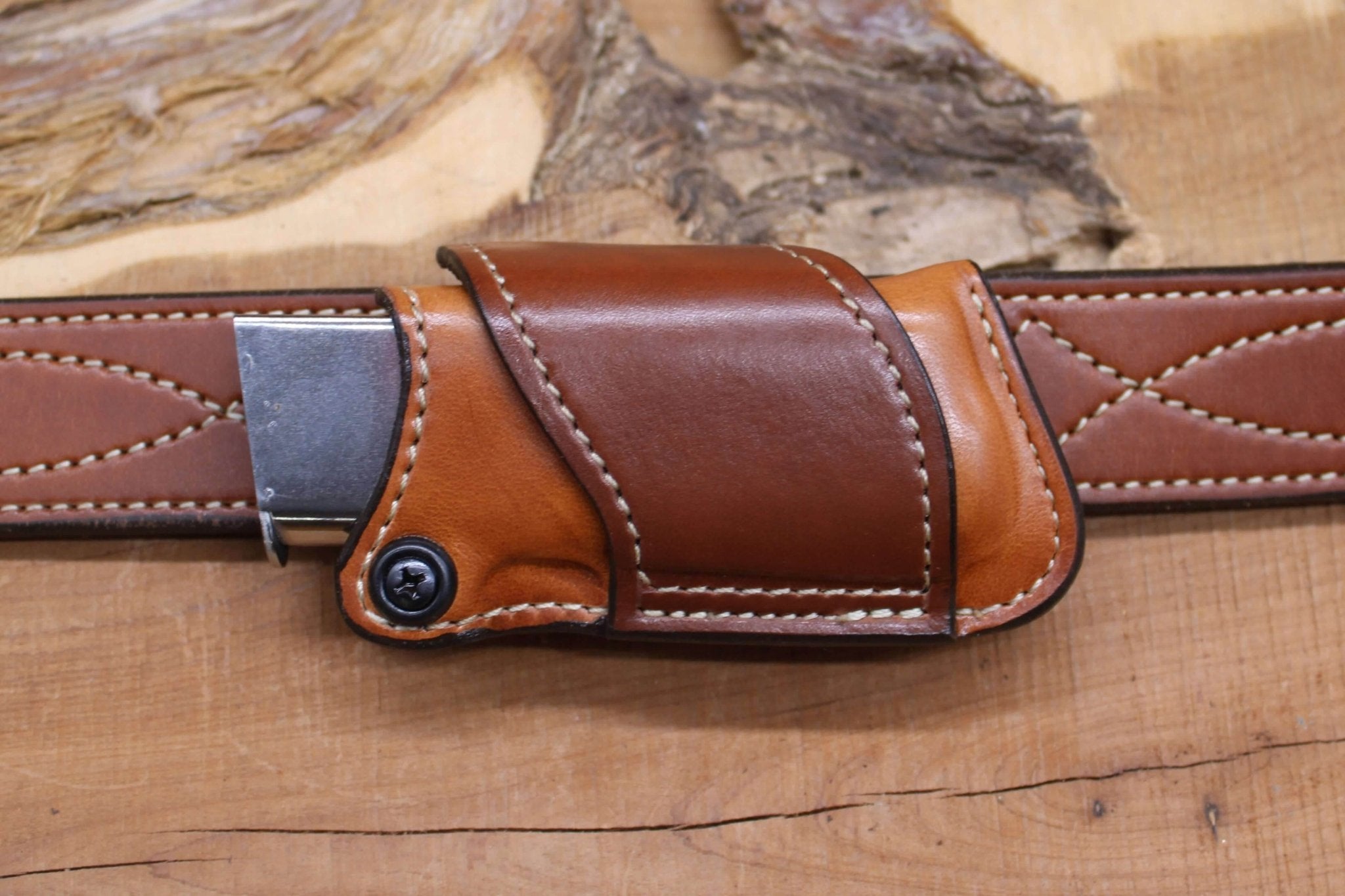*Made to Order* Premium Leather Sideways Single Mag Pouch