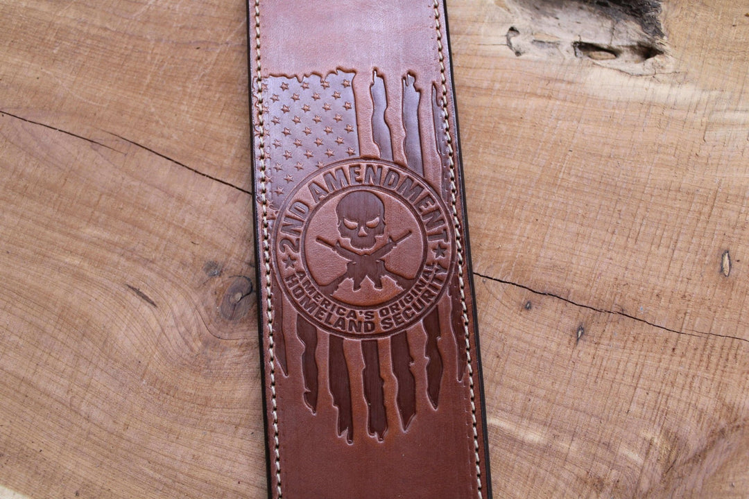 *Made to Order* Rifle Sling w/ Stamp & 2 Bullet Loops