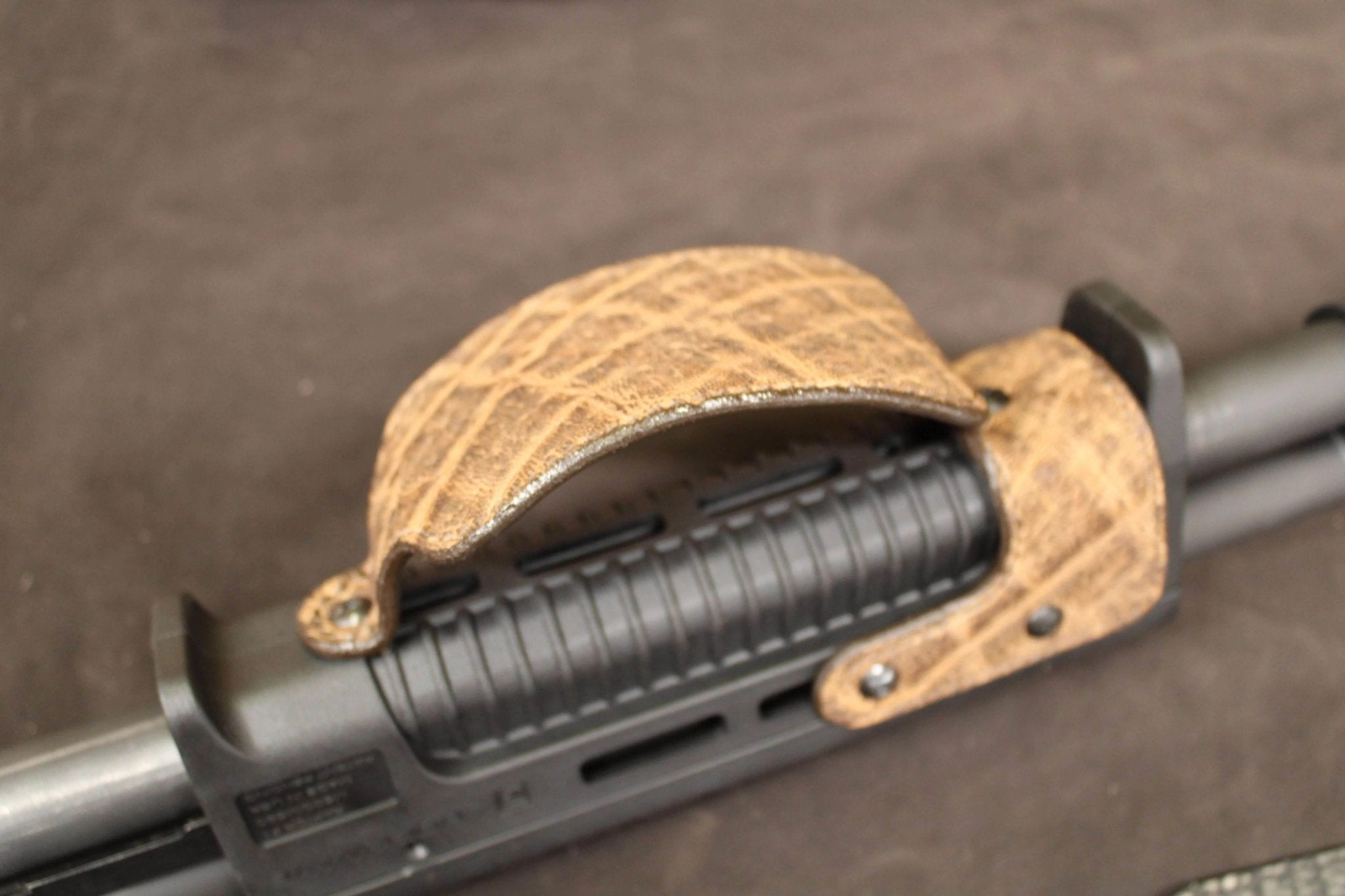 *Made to Order* Shockwave Raptor F1 Forend Strap for Mossberg & Remington TAC 870 Shotguns Genuine Elephant