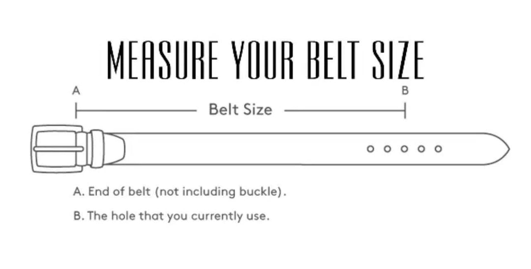 *Made to Order* Single Thickness Leather Belt