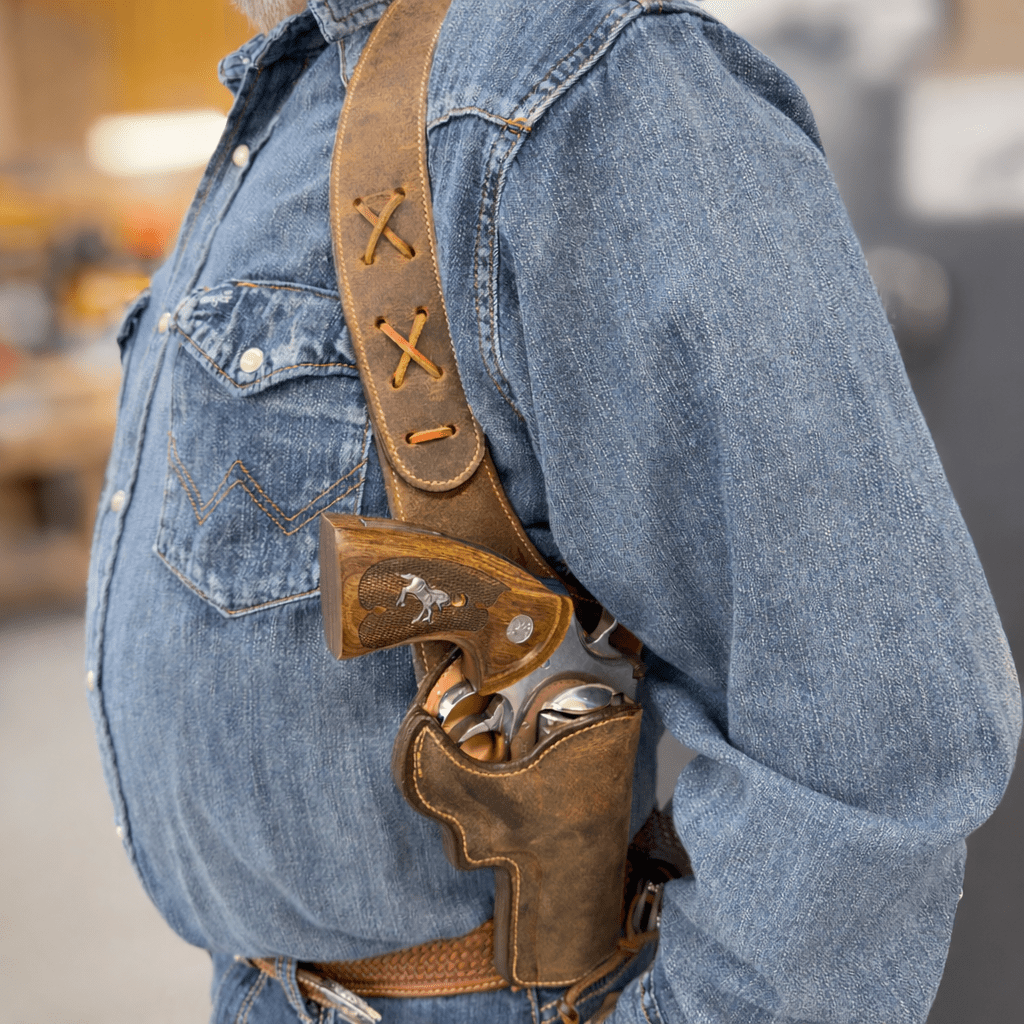 *Made to Order* Smoke Wagon Shoulder Rig - Busted B Leather