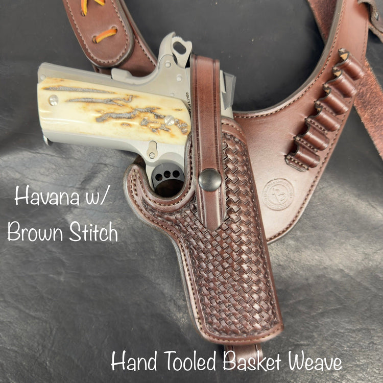 *Made to Order* Smoke Wagon Shoulder Rig - Busted B Leather