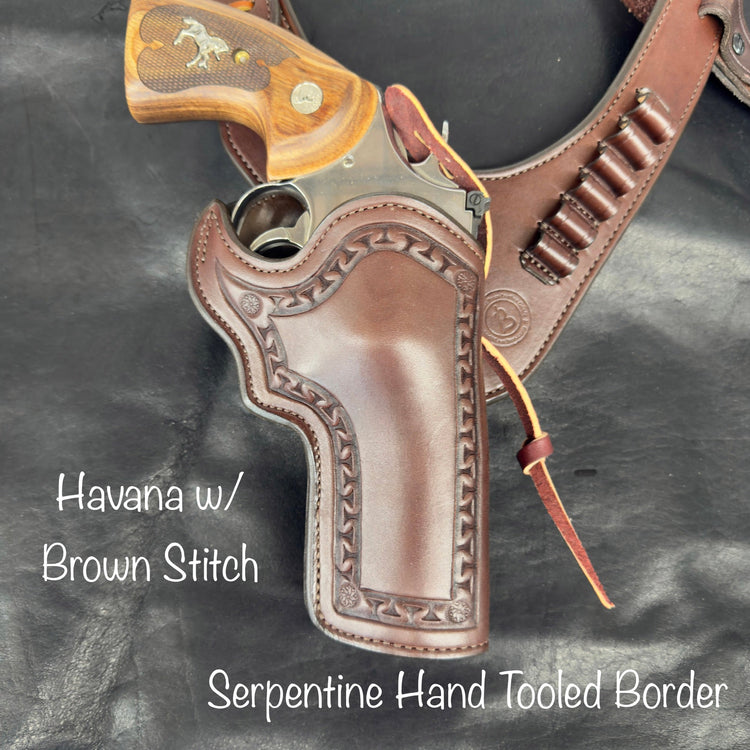 *Made to Order* Smoke Wagon Shoulder Rig - Busted B Leather