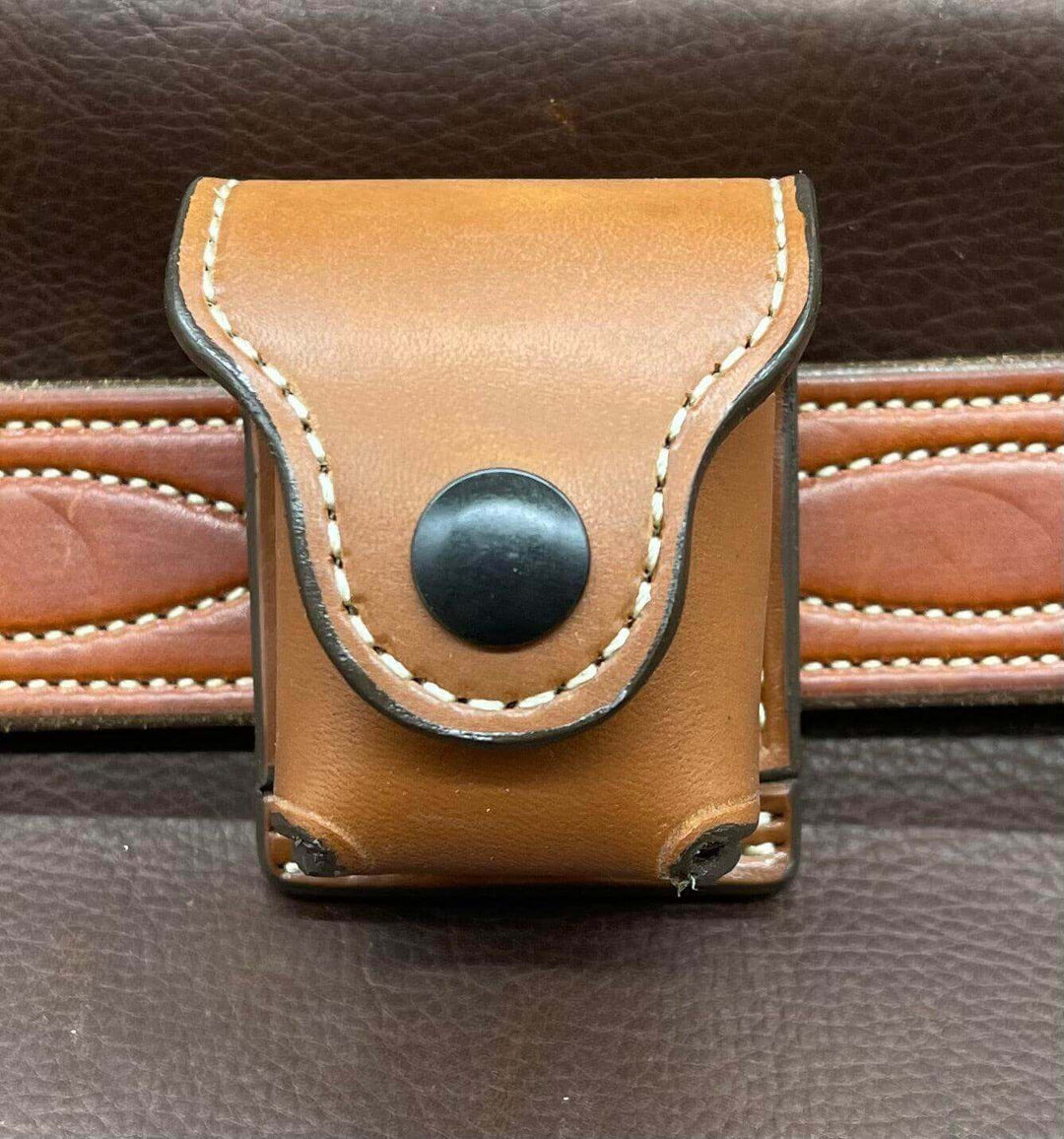 *Made to Order* Speed Loader Pouch w/Belt Loop Busted B Leather