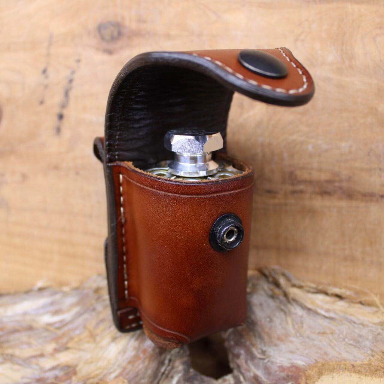 *Made to Order* Speed Loader Pouch w/Belt Loop Busted B Leather