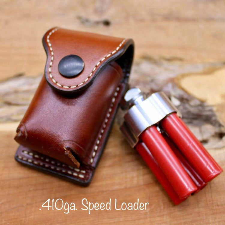 *Made to Order* Speed Loader Pouch w/Belt Loop Busted B Leather