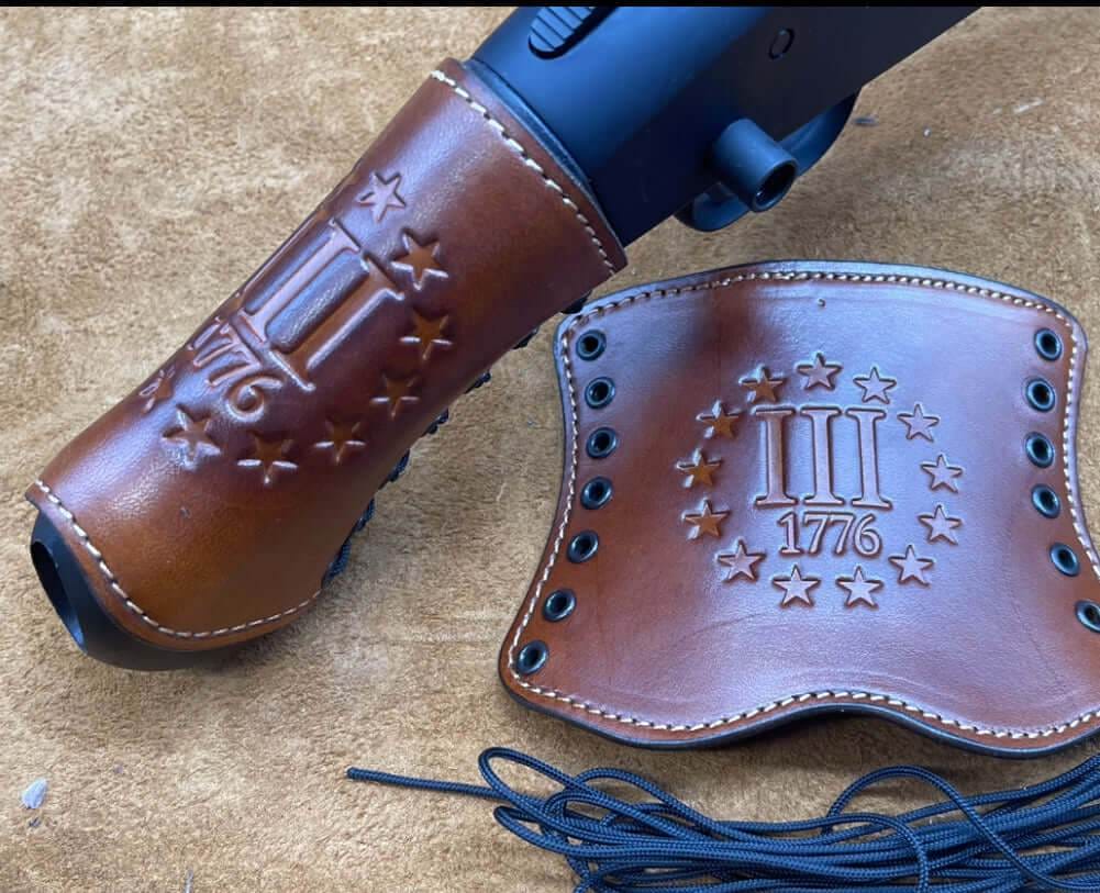 *Made to Order* Tactical Leather Grip Wrap – Raptor & Aftershock Compatible