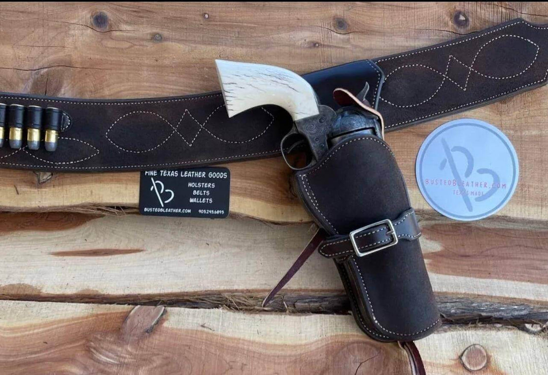 *Made to Order* "The Good, The Bad, The Ugly" Gun Rig-Busted B Leather