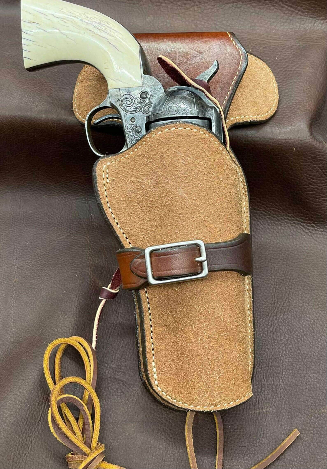 *Made to Order* "The Good, The Bad, The Ugly" Gun Rig-Busted B Leather