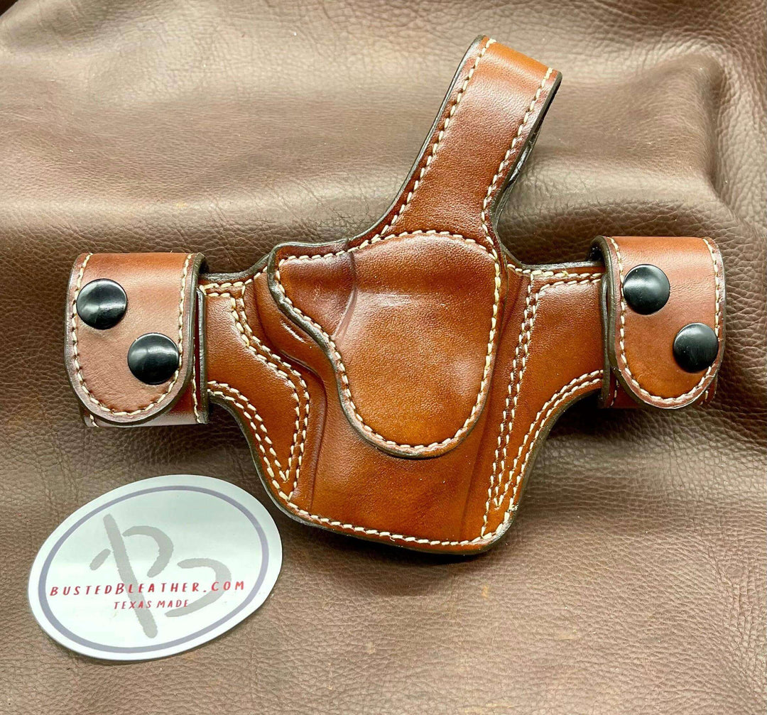 *Made to Order* Urban Carry Holster Snap On/Off Optic Ready Custom to Your Gun Model-Busted B Leather