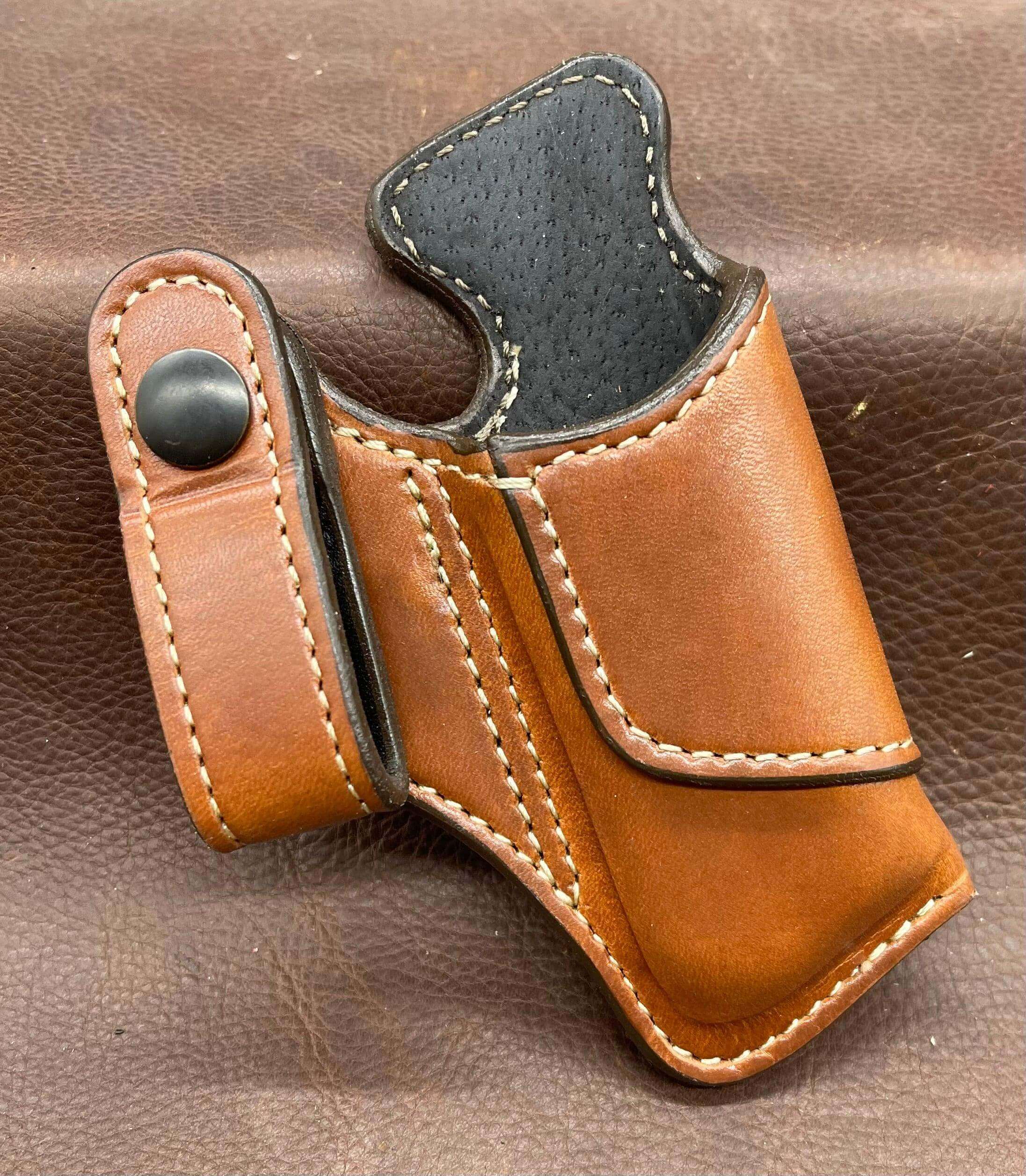 *Made to Order* VIP IWB Single Mag Pouch for 1911-Busted B Leather