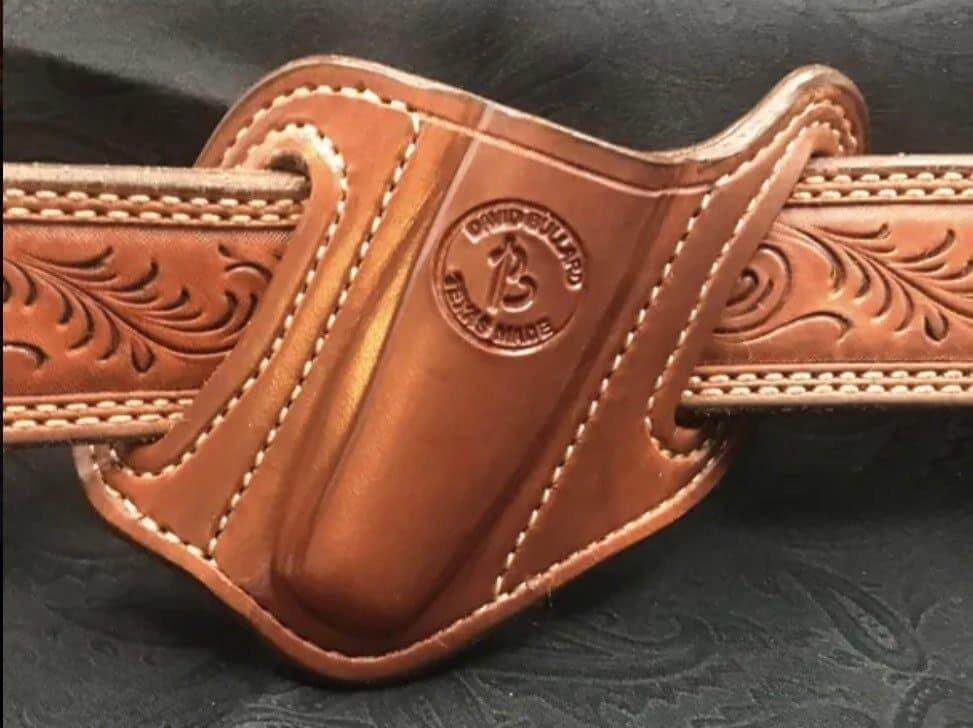 *Made to Order* Slant Knife Sheath for a Case 2 blade Trapper Knife-Busted B Leather