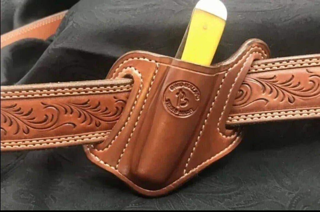 *In Stock* Cowboy Knife Sheath -Busted B Leather