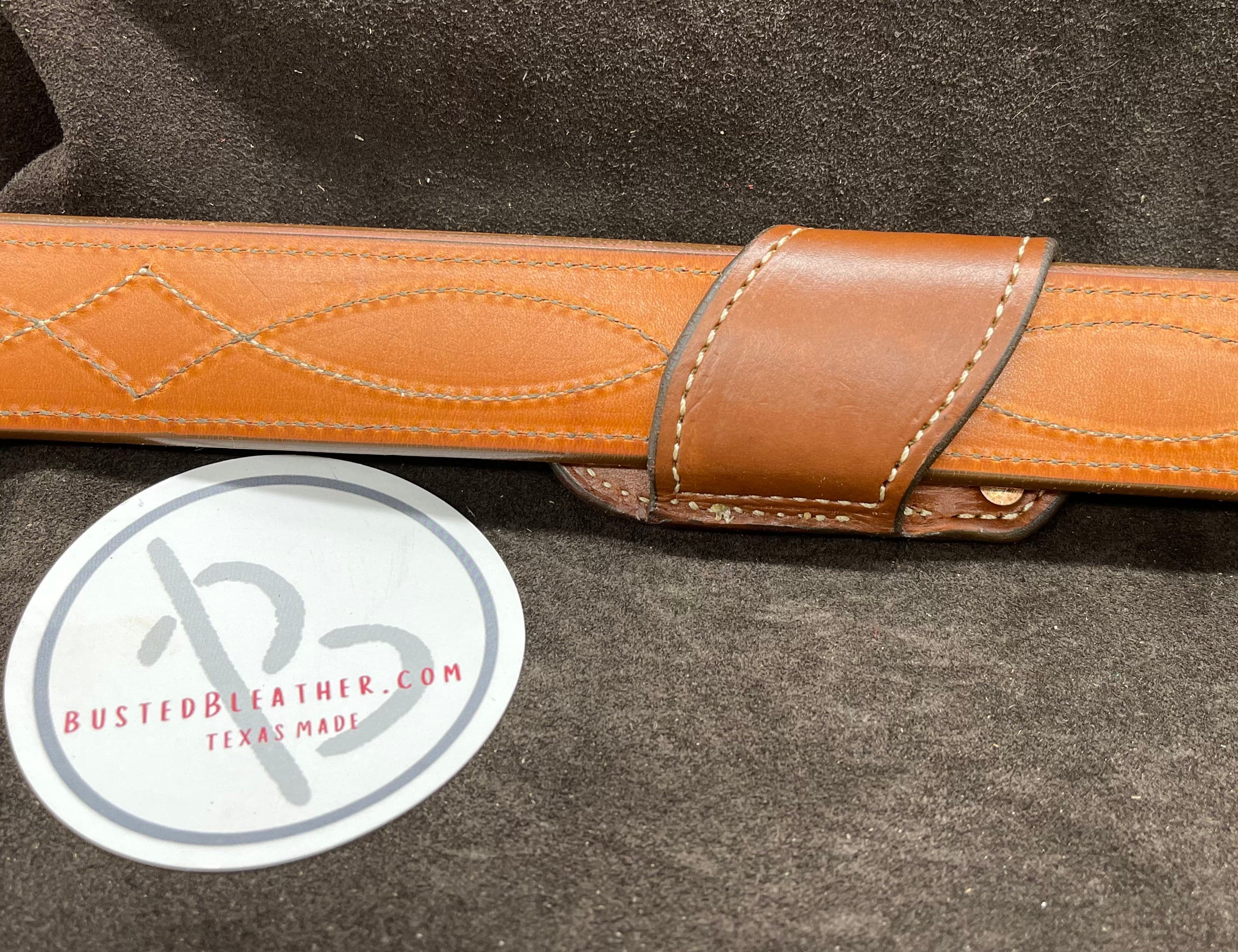 *In Stock* Premium Sideways Knife Sheath - Busted B Leather