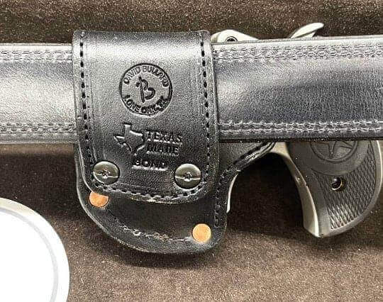 *In Stock* RH Sidewinder Bond Arms 3” Ranger Star Concho in Chocolate w/Brown Stitch-Busted B Leather